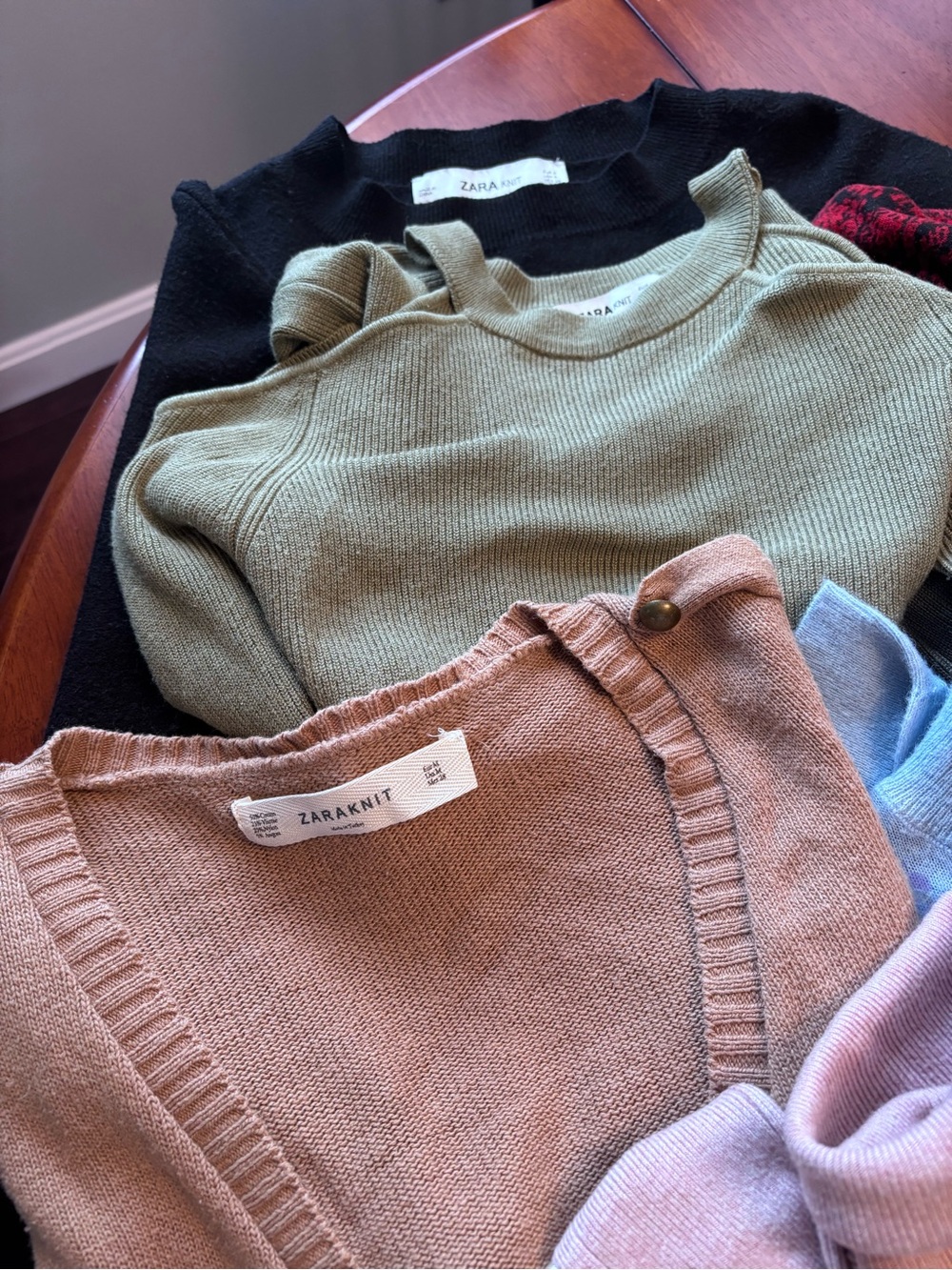 ZARA Knit 6 PC Sweater Collection